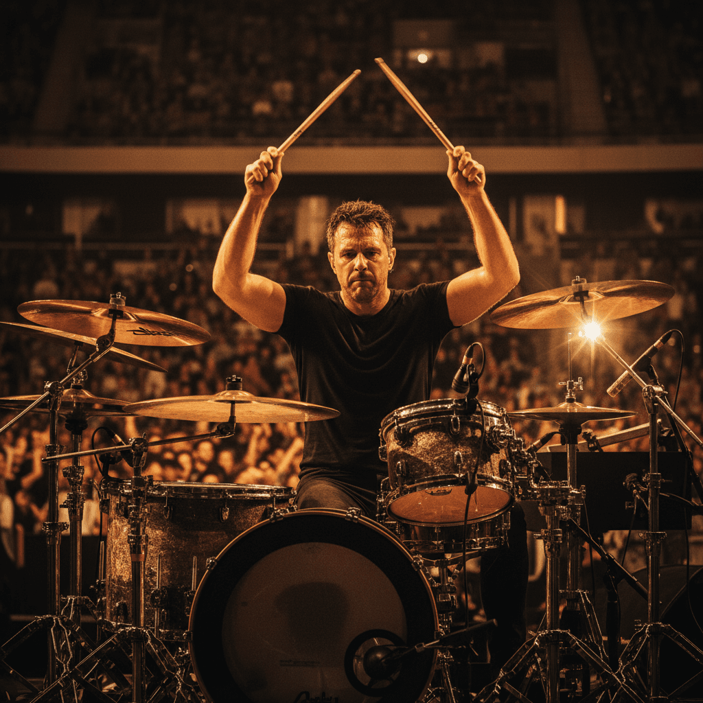 Col performing live with intensity